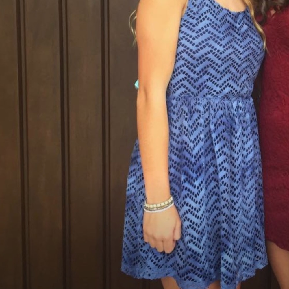Blue dress